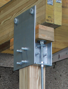 Laminated Wood Systems Adjustable Vault Refinforcement
